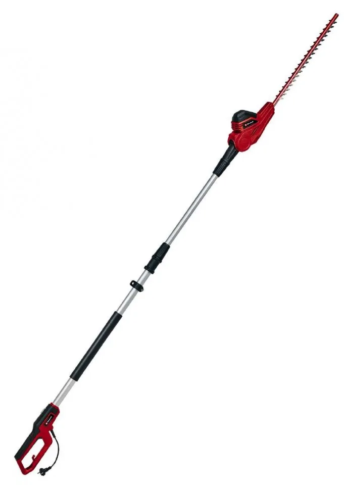 Телескопічний кущоріз Einhell GC-HH 5056, 500 Вт, діаметр різу 56/47 мм, крок різу 20 мм, довжина штанги 1.7-2.5 м, вага 4.3 кг.