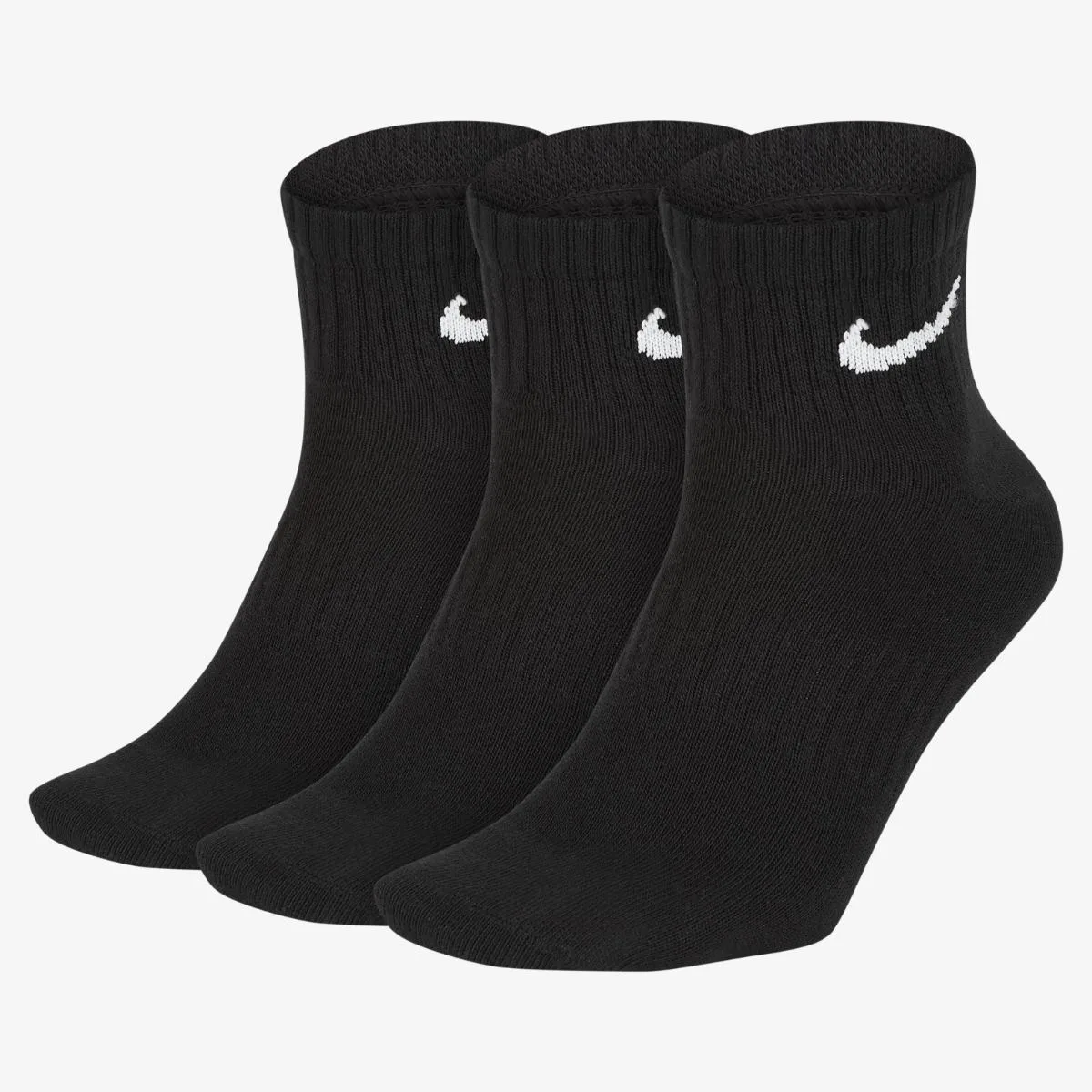 Шарфики NIKE хлопок 38-42 черные 3 пары