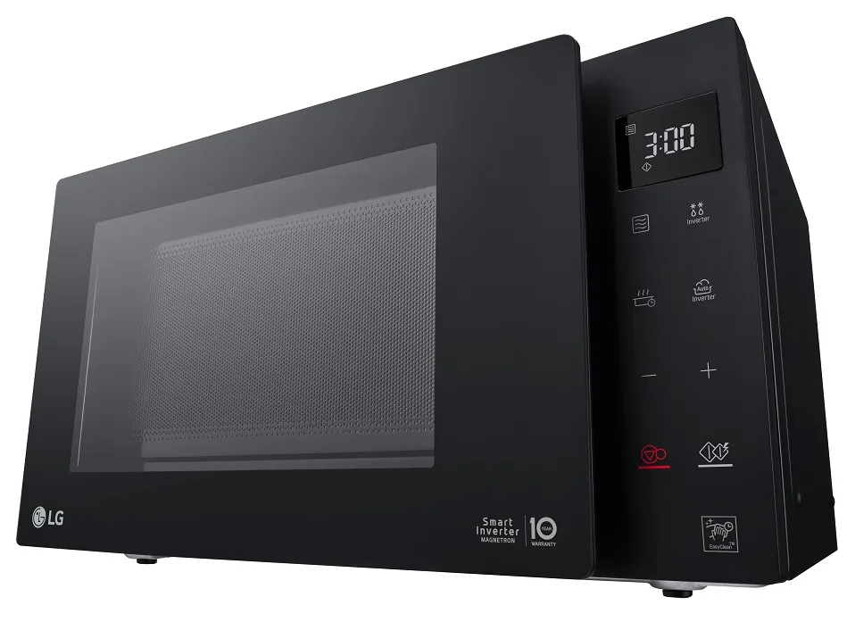 Мікрохвильова піч LG 23 л чорна сенсорна 1000 Вт