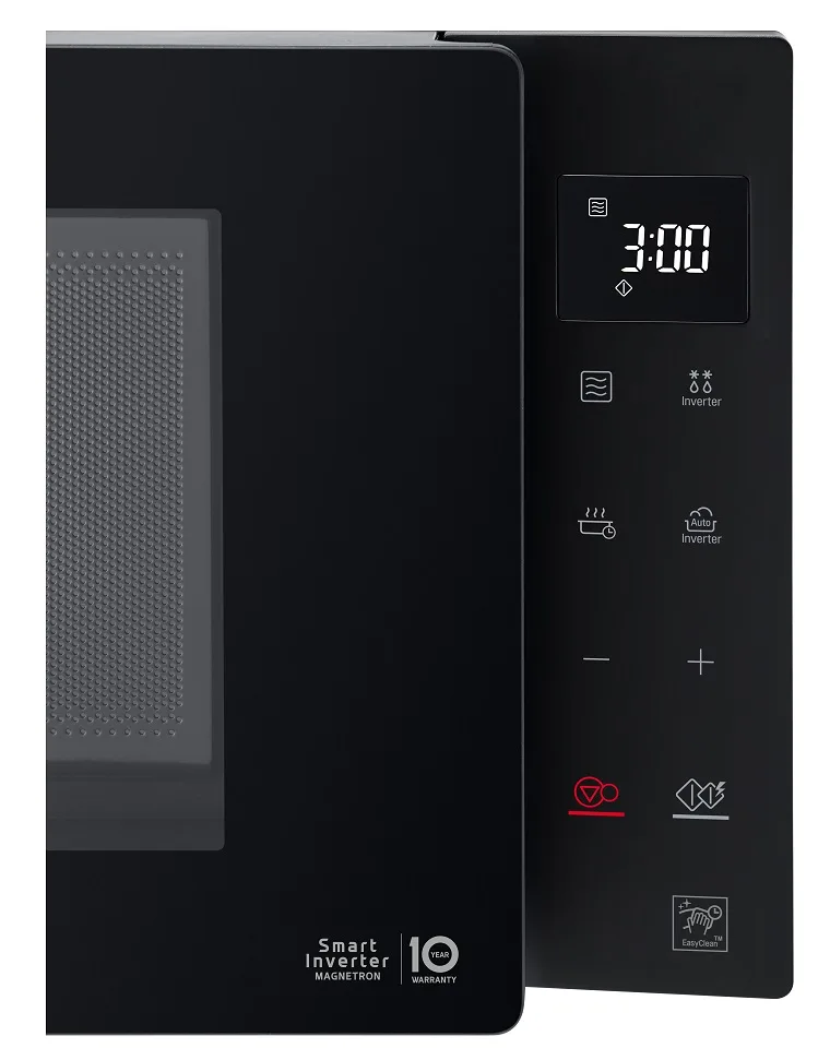 Мікрохвильова піч LG 23 л чорна сенсорна 1000 Вт