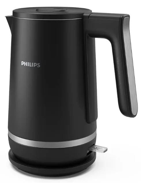 Електрочайник Philips пластик 1,7 л чорний з подвійними стінками