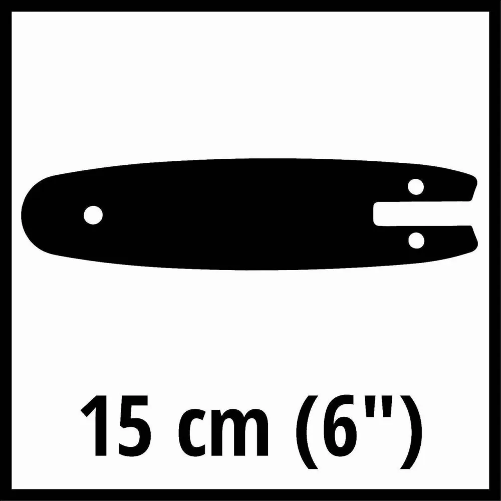 Ланцюгова пила Einhell, 15 см, 1.0 мм - шина для пилки.