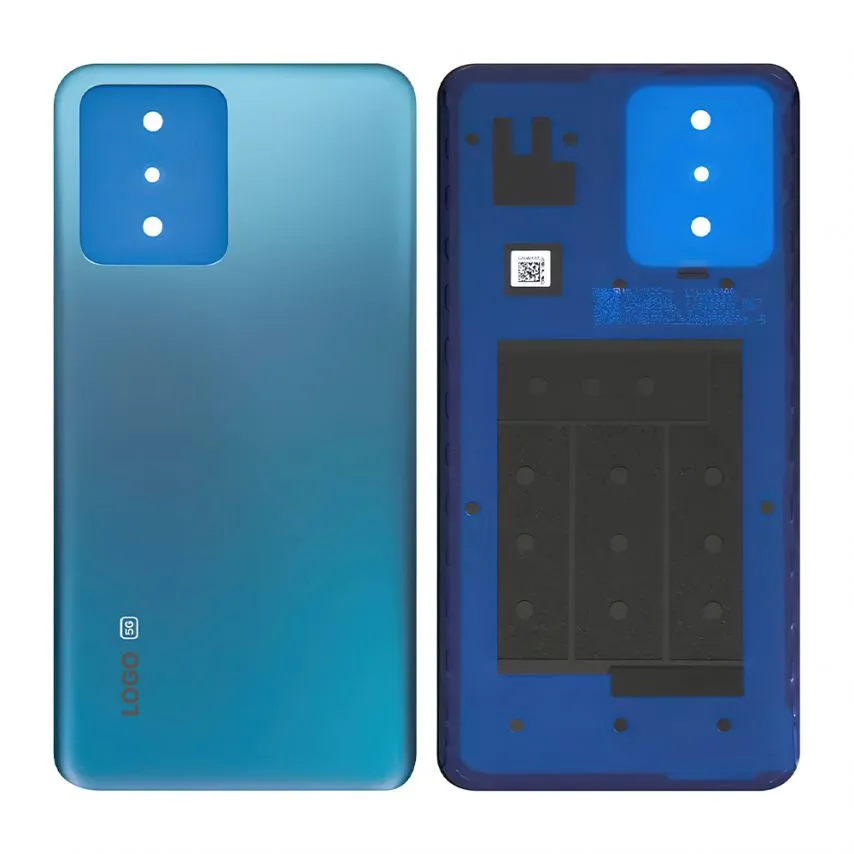 Задняя крышка Xiaomi Original Quality 5G синяя.