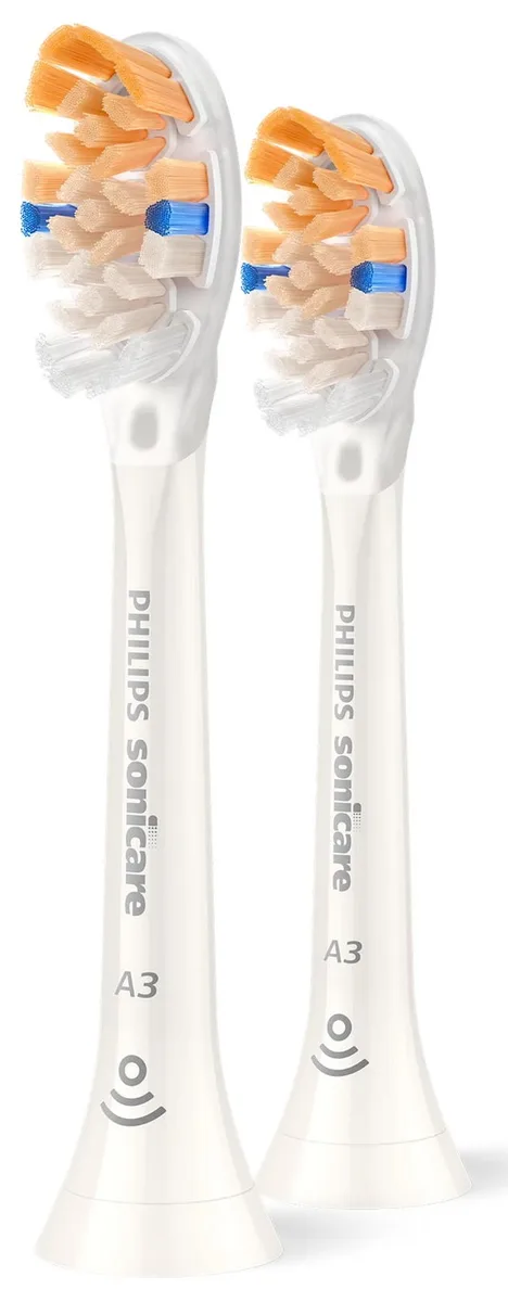 Насадка для зубної щітки Philips Sonicare м'яка біла 2 шт.
