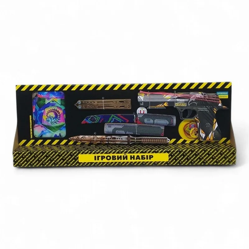 Сувенирный игровой набор Big Box Деревянный 4 предмета Разноцветный