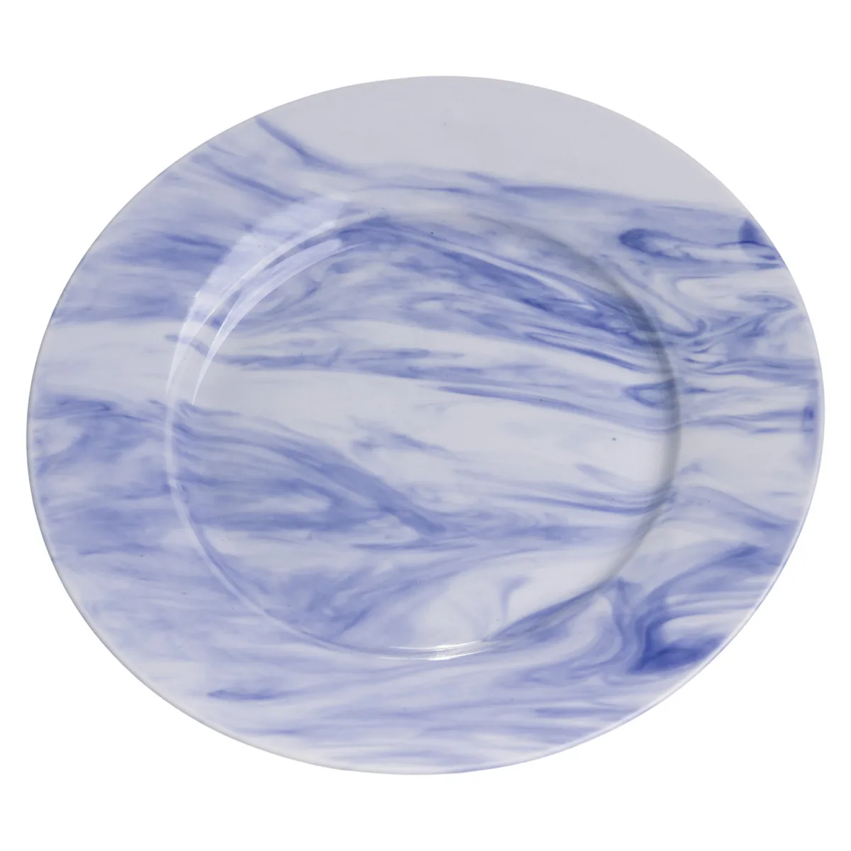 Столовий набір посуду 24 предмети порцеляна 6 осіб Синій Marble Clara