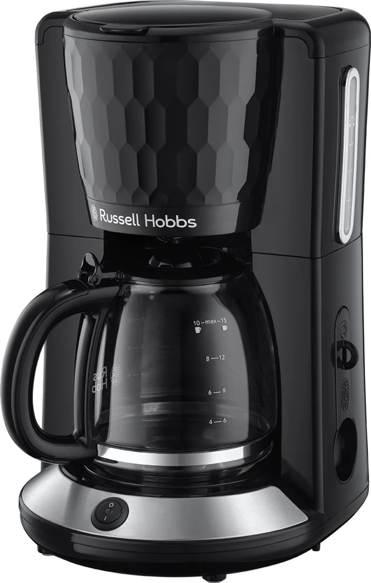 Кавоварка Russell Hobbs крапельна пластикова 1,25 л чорна 1100 Вт