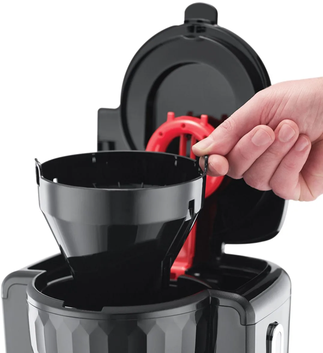Кавоварка Russell Hobbs крапельна пластикова 1,25 л чорна 1100 Вт