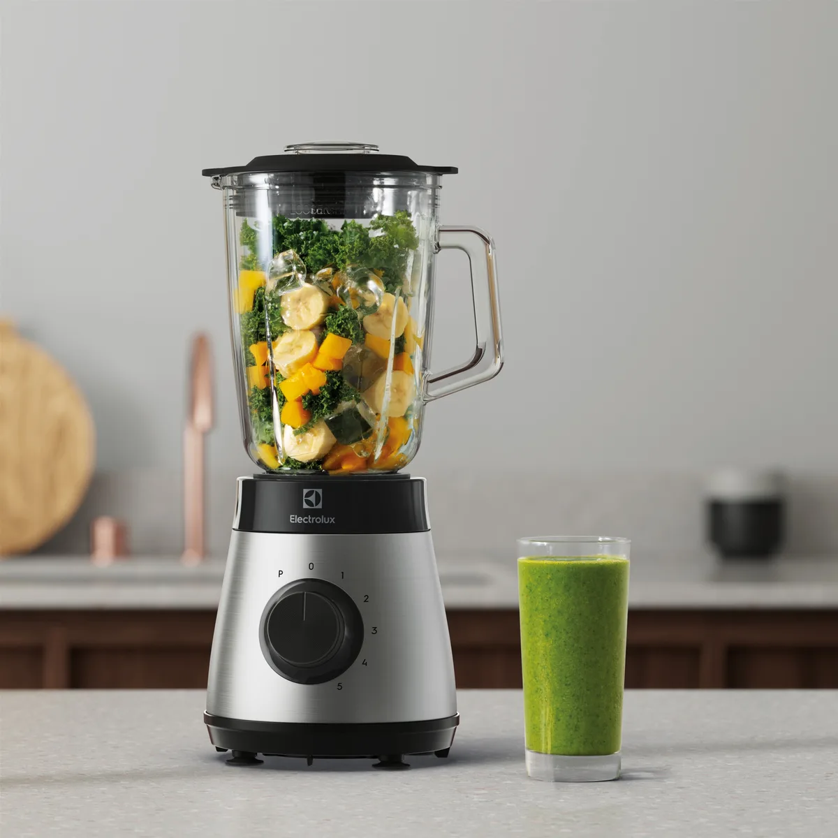Стаціонарний блендер Electrolux Скло 1,5 л Нержавіюча сталь 800 Вт 5 швидкостей