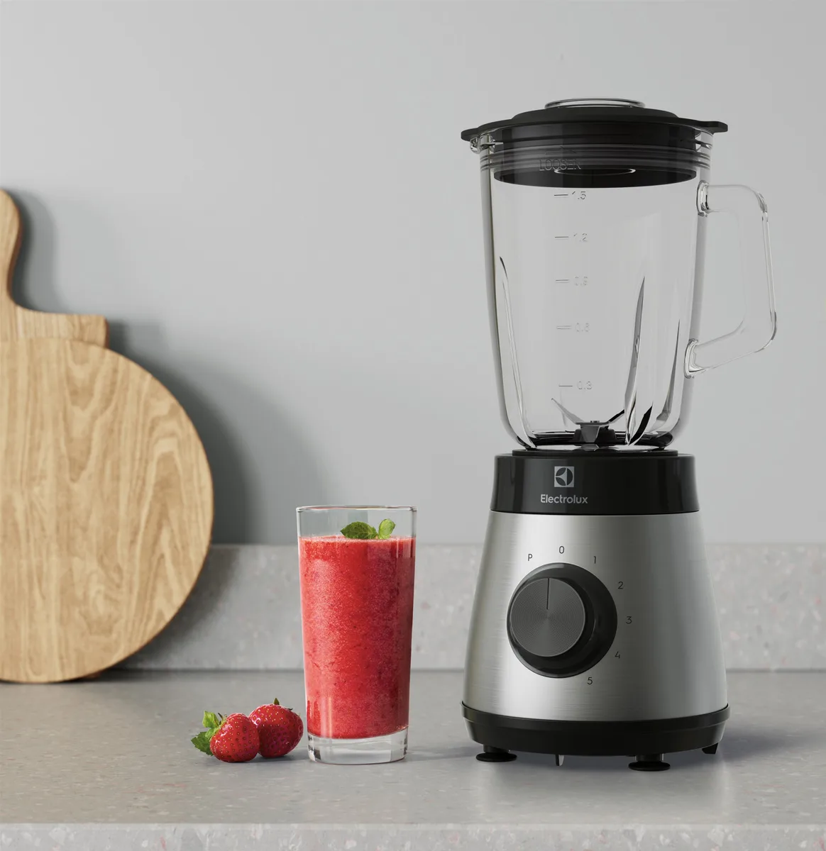Стаціонарний блендер Electrolux Скло 1,5 л Нержавіюча сталь 800 Вт 5 швидкостей