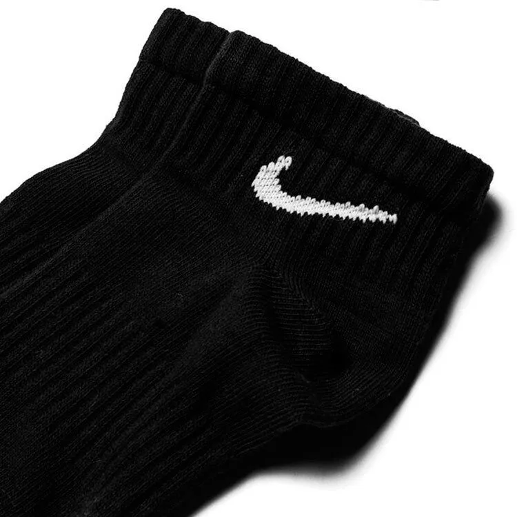 Шкарпетки Nike бавовняні 46-50 чорні 3 пари