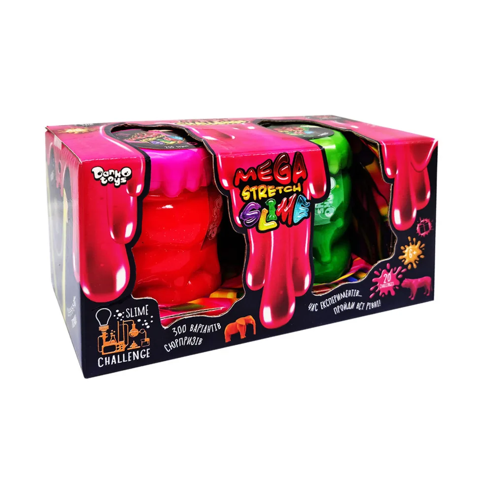 В'язка маса Danko Toys 2 банки полімерна основа флуоресцентна 17,5х9,5х8,5 см