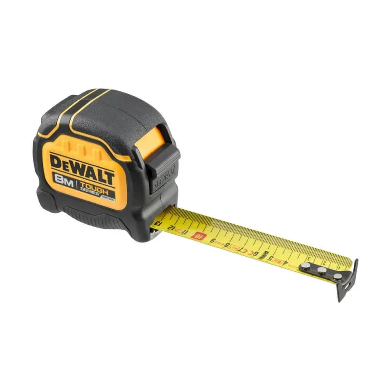 Рулетка DeWALT TOUGH 8мх32мм магнітна для вимірювань в будівництві фіксатор змотування