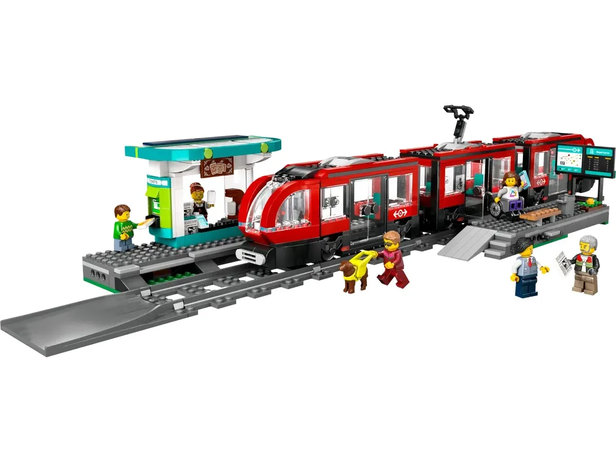 Конструктор LEGO City Трамвай і вокзал у центрі міста