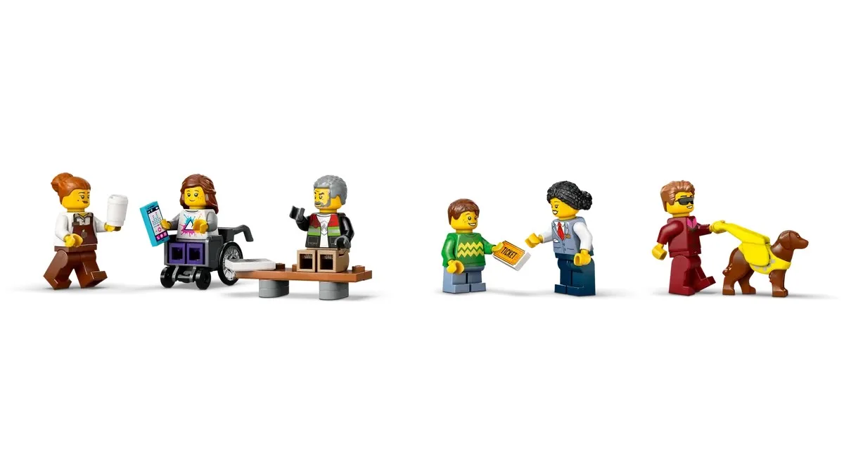 Конструктор LEGO City Трамвай і вокзал у центрі міста