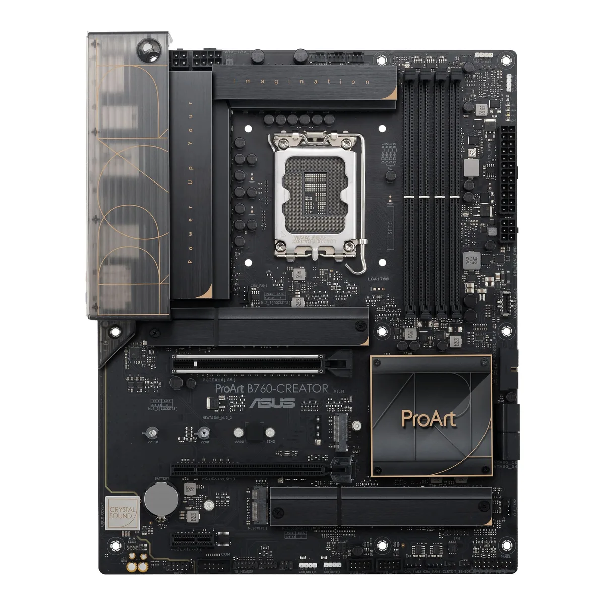 Материнська плата ASUS B760 ATX 4xDDR5 M.2 HDMI DP для Intel Core 12-13 покоління