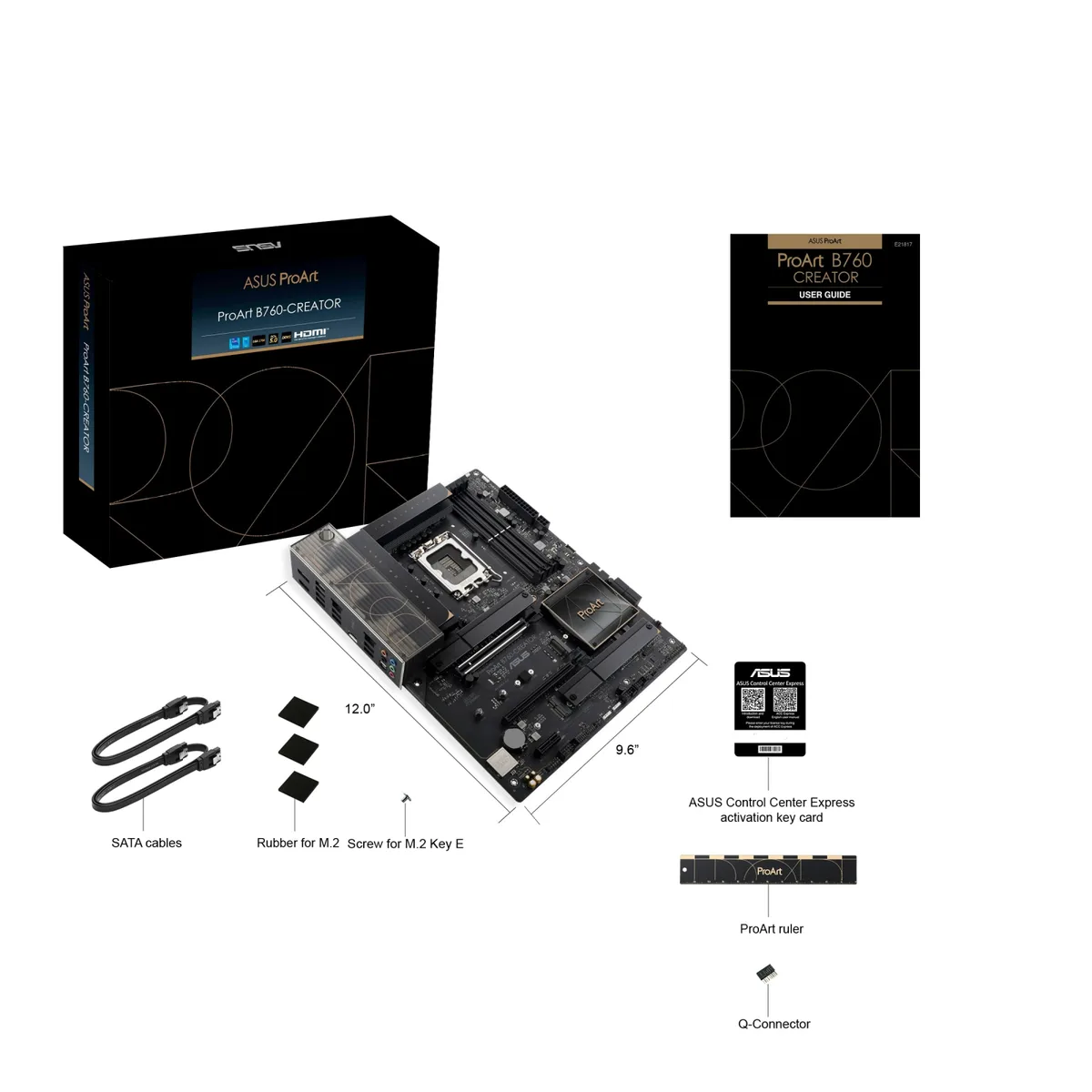Материнська плата ASUS B760 ATX 4xDDR5 M.2 HDMI DP для Intel Core 12-13 покоління