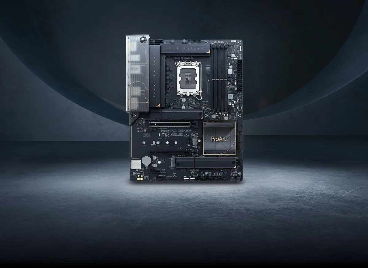 Материнська плата ASUS B760 ATX 4xDDR5 M.2 HDMI DP для Intel Core 12-13 покоління