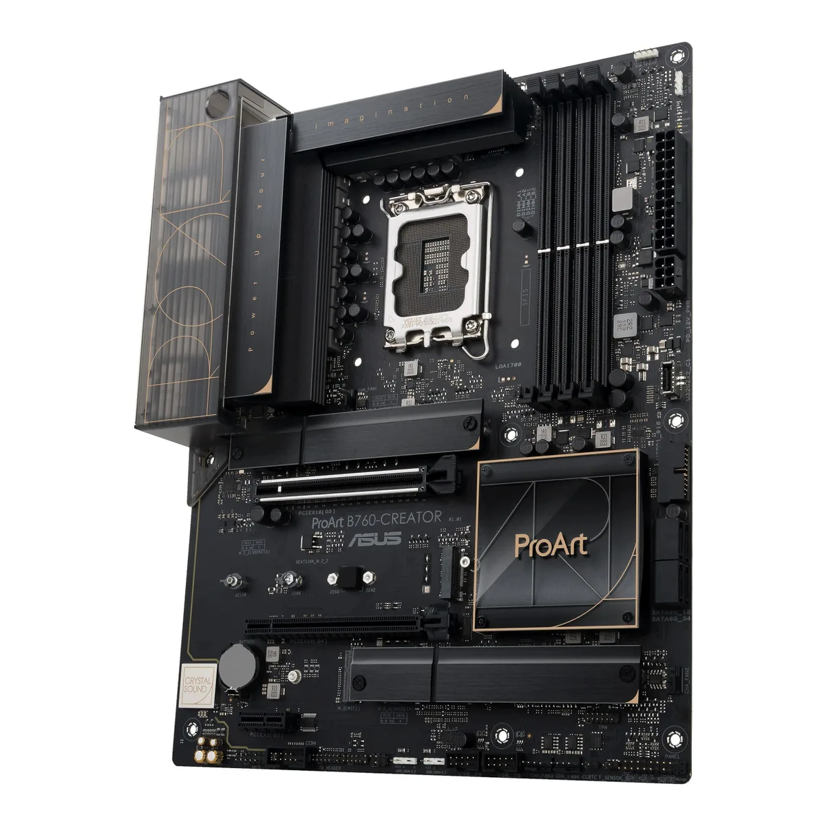 Материнська плата ASUS B760 ATX 4xDDR5 M.2 HDMI DP для Intel Core 12-13 покоління