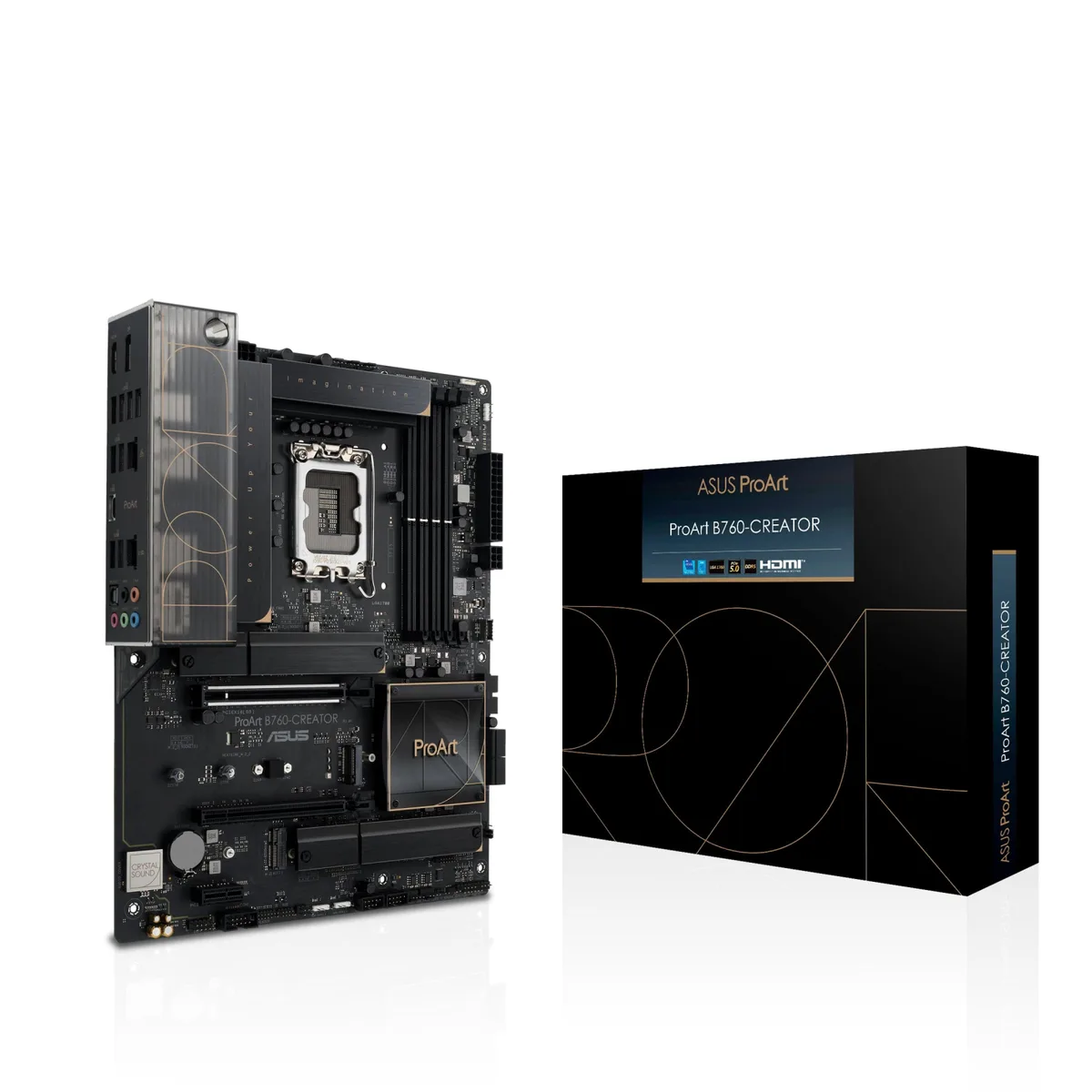 Материнська плата ASUS B760 ATX 4xDDR5 M.2 HDMI DP для Intel Core 12-13 покоління