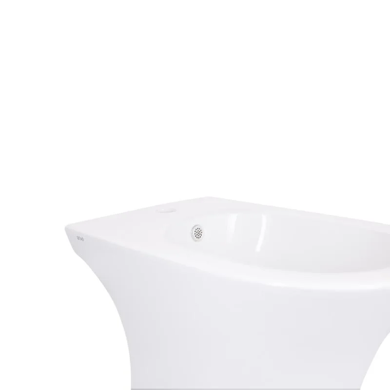 Біде підлогове Qtap Presto 340x340x400 мм кераміка біле