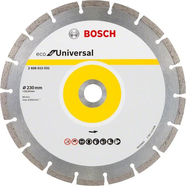 Алмазний диск Bosch Professional Eco Універсальний 230 мм з отвором 22.23 мм