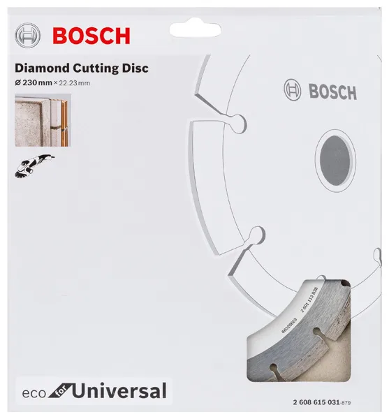 Алмазний диск Bosch Professional Eco Універсальний 230 мм з отвором 22.23 мм