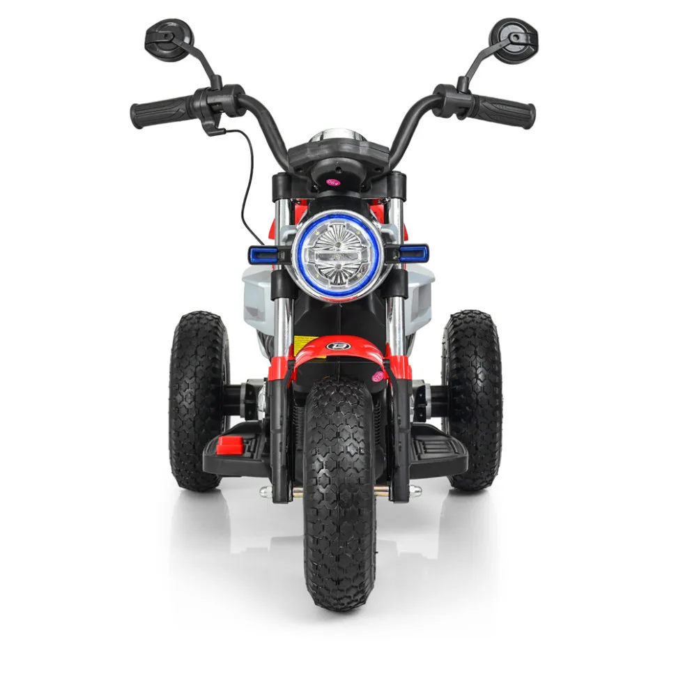 Дитячий електромобіль Bambi Racer шкіра до 60 кг коричневий 104 см