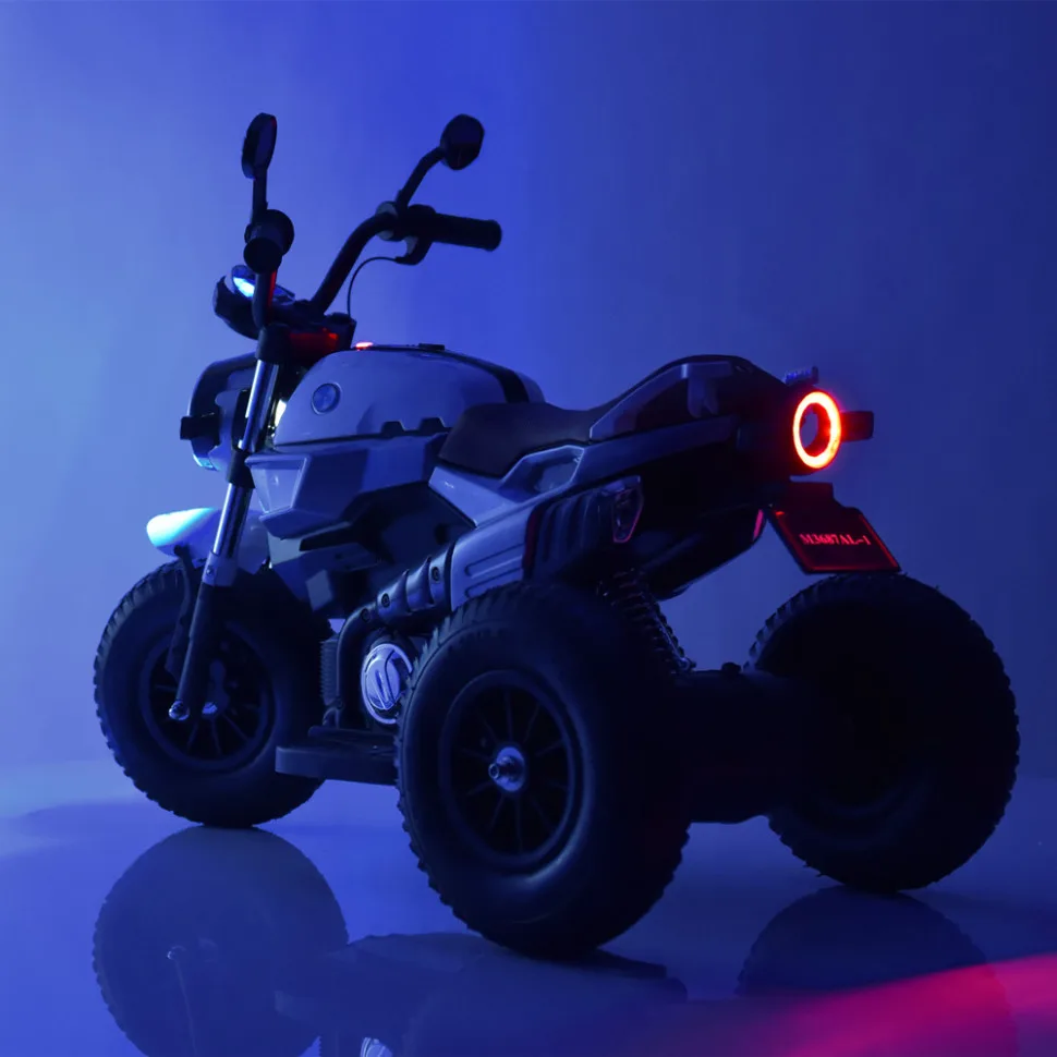 Дитячий електромобіль Bambi Racer шкіра до 60 кг коричневий 104 см