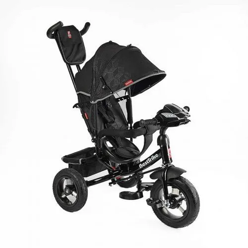 Велосипед Best Trike с надувными колесами 29 см и 26 см для детей с USB фарой и пультом управления.