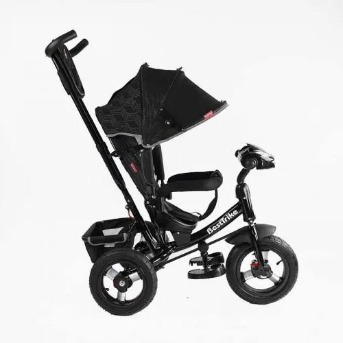 Велосипед Best Trike с надувными колесами 29 см и 26 см для детей с USB фарой и пультом управления.