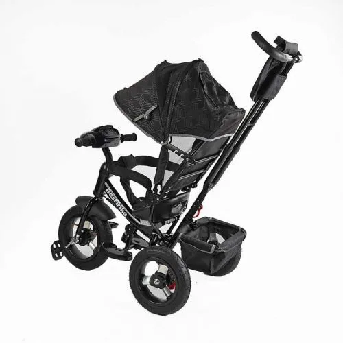Велосипед Best Trike с надувными колесами 29 см и 26 см для детей с USB фарой и пультом управления.