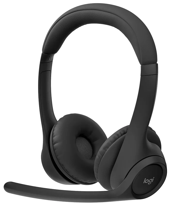 Гарнітура Logitech бездротова повнорозмірна пластикова чорна