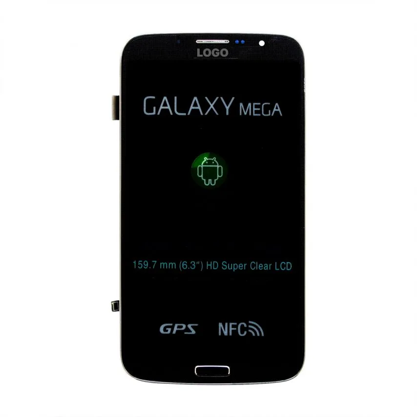 Дисплей Samsung TFT 5,7 дюйма чорний з сенсорним екраном і рамкою