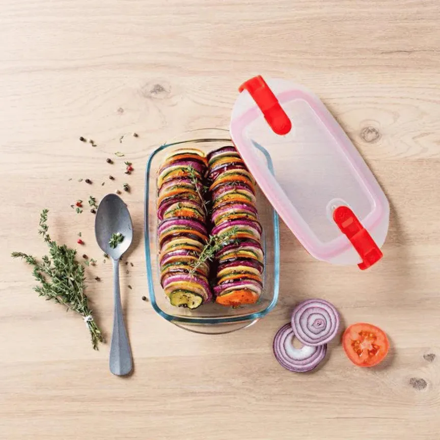 Форма Pyrex боросилікатне скло 23х15х7 см 1,2 л прозора