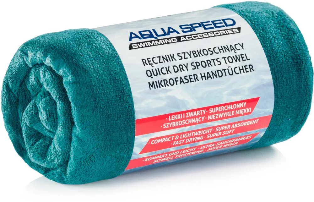 Рушник AQUA SPEED мікрофібра 50х100 см смарагдовий унісекс