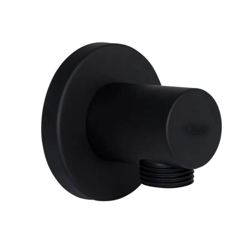 Підключення для шлангу 1/2" латунь матове чорне Qtap B030B