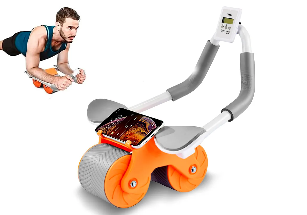 Ролик для преса EasyFit металевий 40х25х19 см чорний