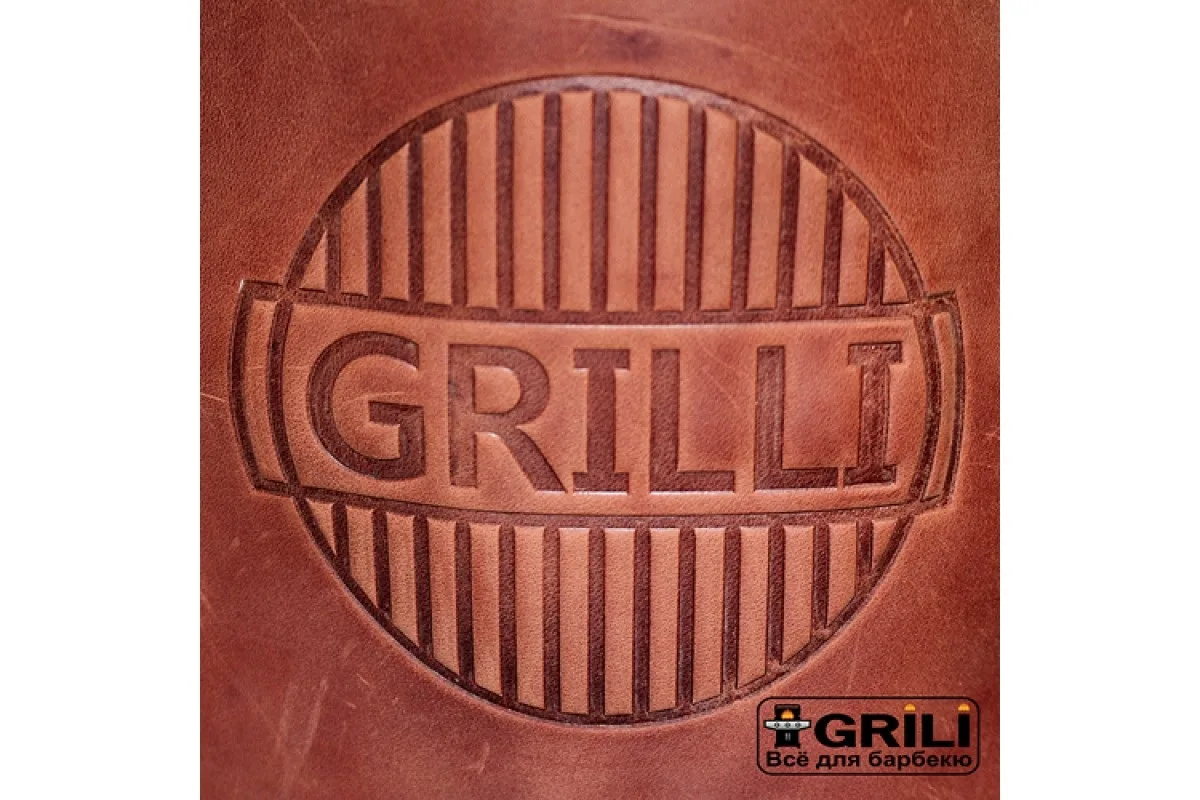 Фартух шкіряний GRILLI L коричневий натуральна шкіра