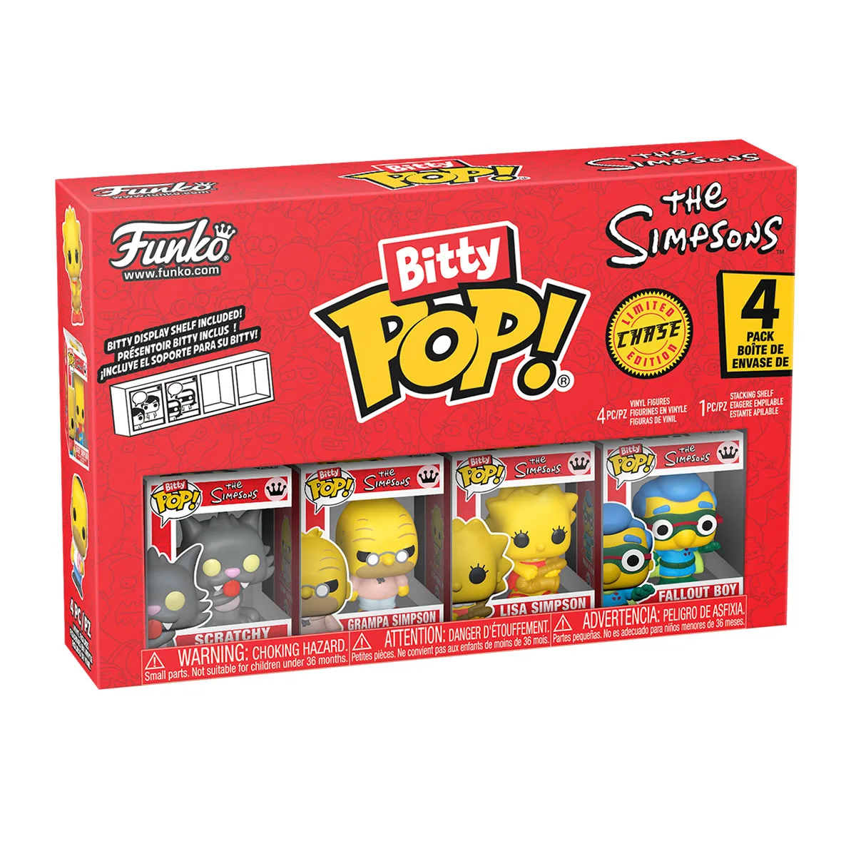 Набір ігрових фігурок Funko вініл 2,5 см Сверблячка 4 фігурки