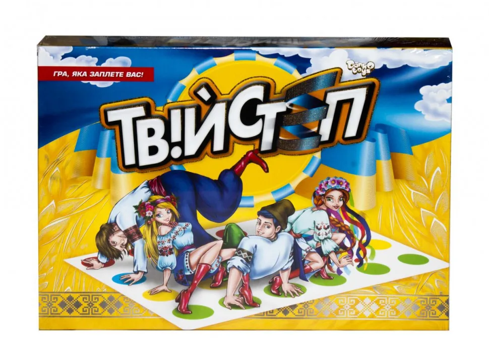 Напольна гра Твістер Danko Toys ПВХ 150х150 см Багатоколірна