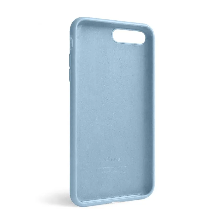 Чохол Silicone Case для Apple iPhone 7 Plus 8 Plus силіконовий блакитний