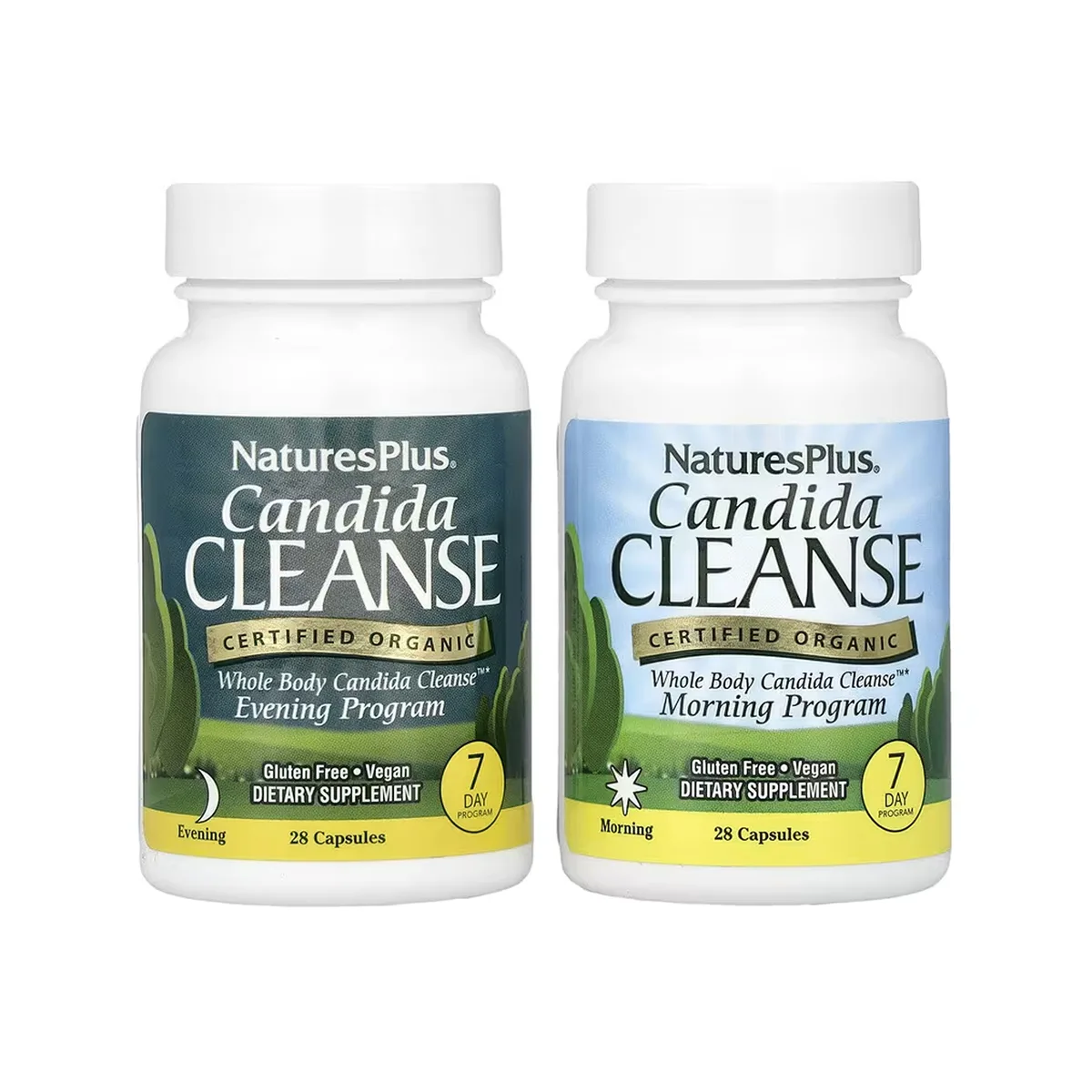 Кандид Клінз 7-денна програма Nature's Plus органічна добавка 28 капсул