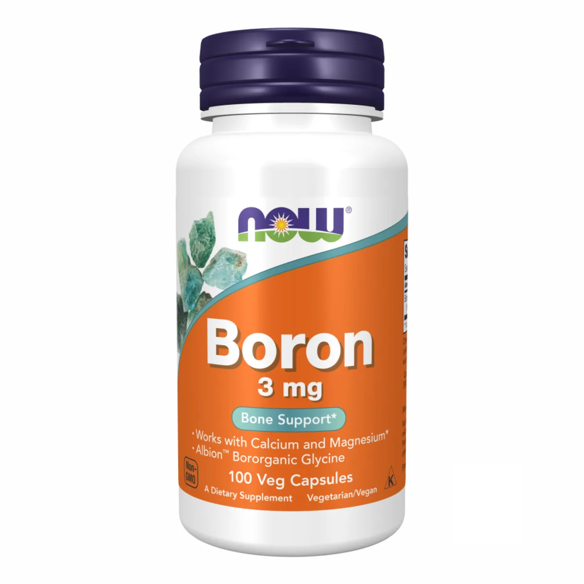 Boron 3mg Now Foods целюлозні капсули 100 шт.