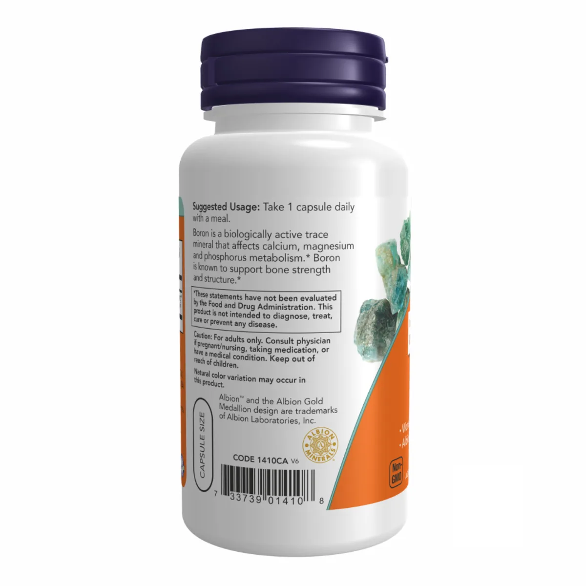 Boron 3mg Now Foods целюлозні капсули 100 шт.
