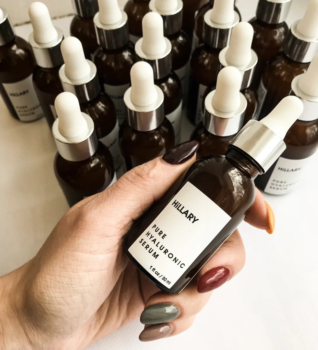 Гиалуроновая сыворотка Hillary Pure Hyaluronic 30 мл увлажняющая для лица и шеи антиоксидантная.