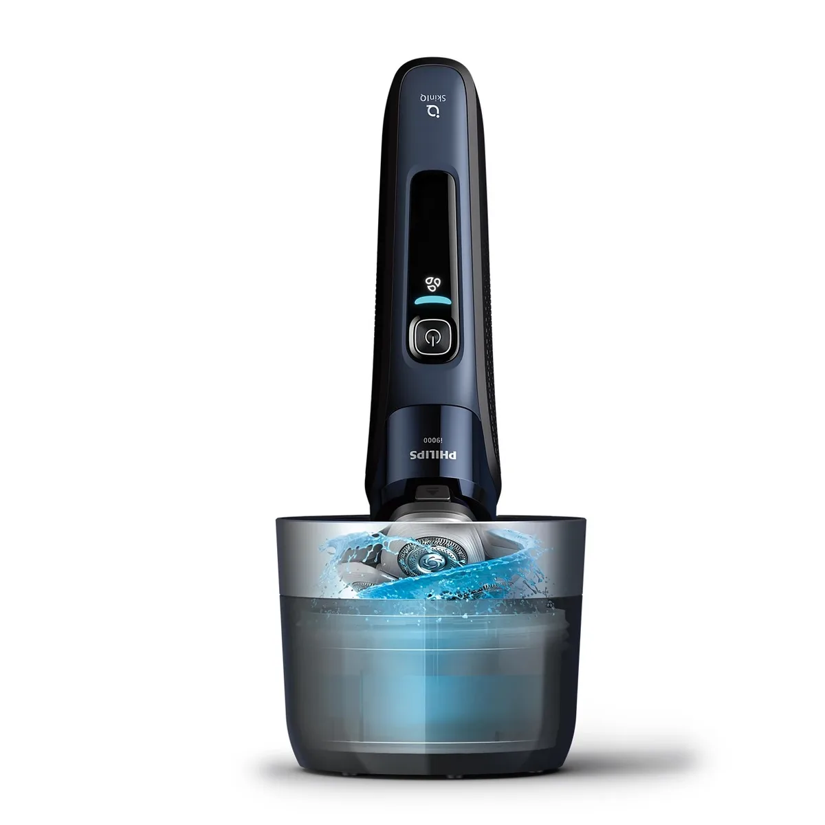 Електрична бритва Philips Series i9000 Prestige SkinIQ, 3 бритвені головки, Li-Ion, для сухого та вологого гоління, з індикатором