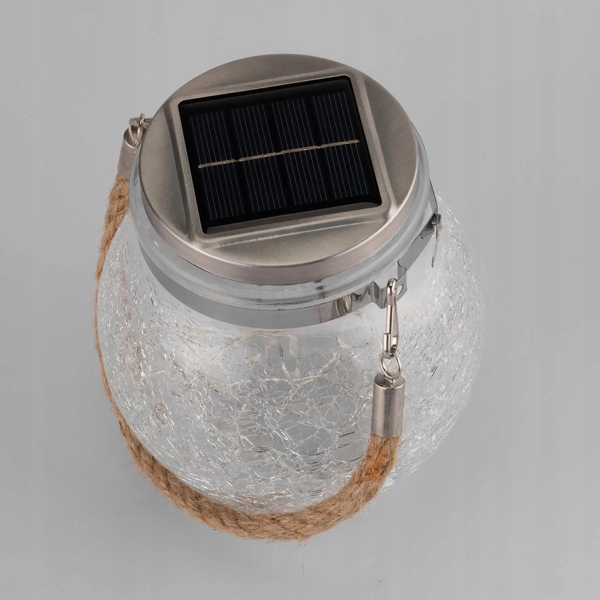 Сонячний садовий світильник LumiLED пластиковий 12 см тепле світло 3000K