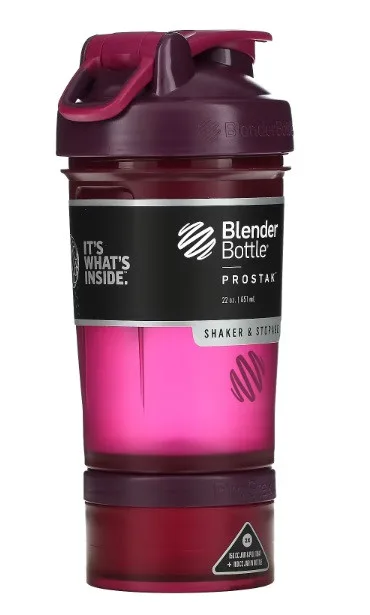 Шейкер спортивний BlenderBottle Tritan 650ml фіолетовий з 2 контейнерами