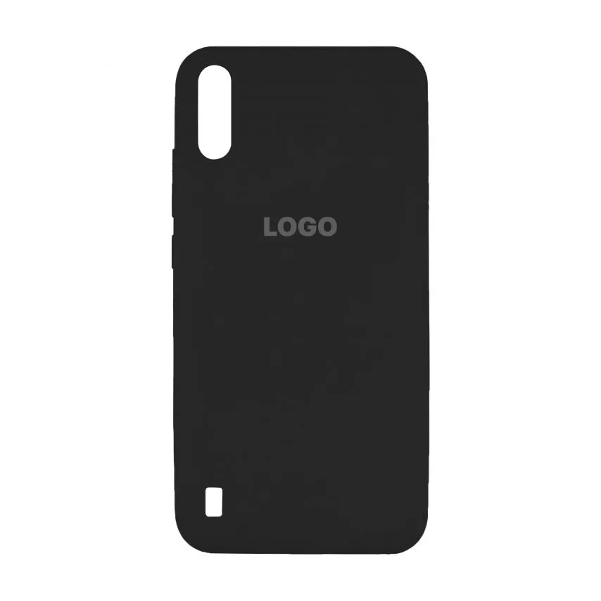 Чохол Silicone Case Samsung силіконовий чорний для Galaxy A01/A015
